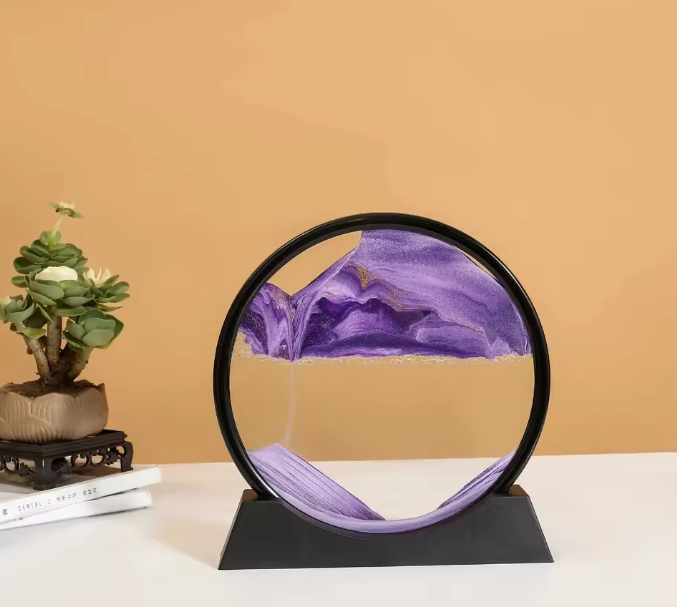 5" 3D Moving Sand Art Home Decor